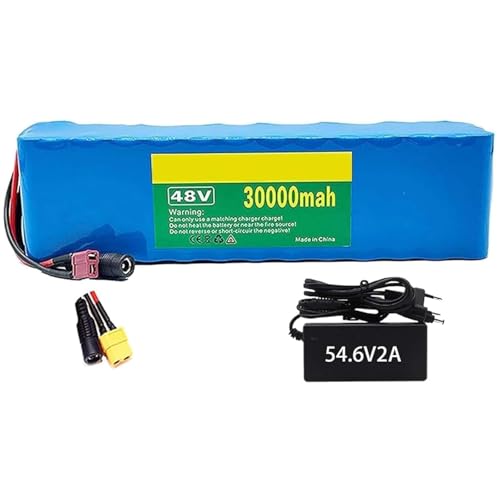 48 V 30 Ah 13S3P E-Bike Lithium-Ionen-Akkupack Mit Ladegerät Eingebauter BMS-Schutz Ideal Für 200-1500 W Elektrofahrradmotor XT60 Plug 48 V 30 Ah 13S3P E-Bike Lithium-Ionen-Akkupack Mit Ladegerät Eingebauter BMS-Schutz Ideal Für 200-1500 W Elektrofahrradmotor XT60 Plug von LIBRACTA