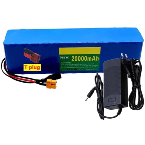 48V 20Ah Ebike-Akku 13S3P Elektrofahrrad-Akkupack Für Elektrofahrrad-Scooter E-Bike Lithium-Ionen-Akku Mit 54,6V 2A Ladegerät BMS T Plug 48V 20Ah Ebike-Akku 13S3P Elektrofahrrad-Akkupack Für Elektrofahrrad-Scooter E-Bike Lithium-Ionen-Akku Mit 54,6V 2A Ladegerät BMS T Plug von LIBRACTA