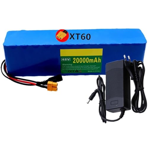 48V 20Ah Ebike-Akku 13S3P Elektrofahrrad-Akkupack Für Elektrofahrrad-Scooter E-Bike Lithium-Ionen-Akku Mit 54,6V 2A Ladegerät BMS XT60 Plug 48V 20Ah Ebike-Akku 13S3P Elektrofahrrad-Akkupack Für Elektrofahrrad-Scooter E-Bike Lithium-Ionen-Akku Mit 54,6V 2A Ladegerät BMS XT60 Plug von LIBRACTA