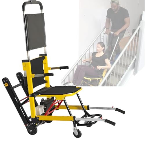Treppenlifte Für Ältere Menschen,Leichter Faltbarer Treppenliftstuhl,Müheloses Treppenauf- Und -Absteigen,Rahmen Aus Aluminiumlegierung,Tragfähigkeit 169 Kg/373 Lbs von LIBRACTA