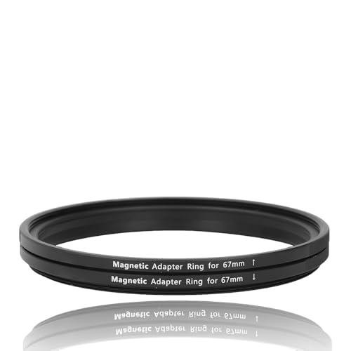 67 Mm Filter-Aufstiegsadapter-Ring-Aluminium-Legierungsgewinde zu Magnetrevertationskit für Kamera-Objektivfilter (67-67 Mm) mit Sicherem Verriegelungssystem von LICAEVEY