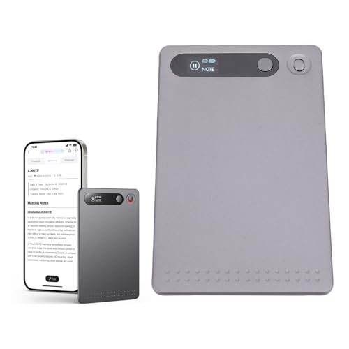 AI Voice Recorder mit Transkription und 64 GB Speicher - Doppelaufzeichnungsmodi, 30H Batterie, Dunkelgraues Digitaler Rekorder für Besprechungen Vorlesungen Office Desk Zubehör AI Voice Recorder mit Transkription und 64 GB Speicher - Doppelaufzeichnungsmodi, 30H Batterie, Dunkelgraues Digitaler Rekorder für Besprechungen Vorlesungen Office Desk Zubehör von LICAEVEY