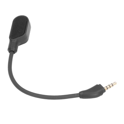 Ersatzspiel Mikrofon für Cloud III -Gaming -Headset, Abnehmbares Rauschunterdrückungs -Boom -Mikrofon mit 3,5 -mm -Aux -Grenzfläche, Goldener Plattieranschluss (nur Mikrofon) von LICAEVEY