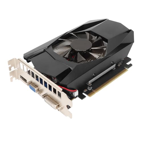 LICAEVEY Grafikkarte, HD7670 4 GB GDDR5 128 Bit PCI Express X16 2.1 1000 MHz PC-Gaming-Grafikkarte, DVI Single Fan Computer GPU Graphics Cardbit LICAEVEY Grafikkarte, HD7670 4 GB GDDR5 128 Bit PCI Express X16 2.1 1000 MHz PC-Gaming-Grafikkarte, DVI Single Fan Computer GPU Graphics Cardbit von LICAEVEY