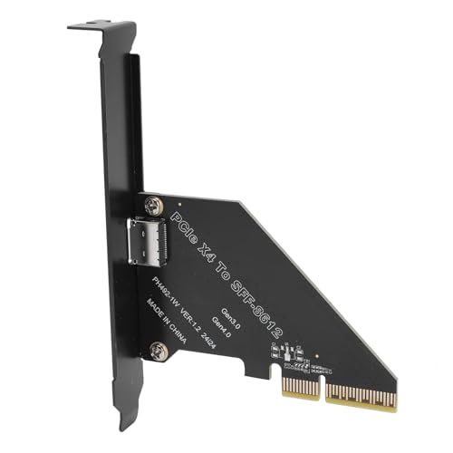 LICAEVEY PCIE 4.0 X4 Bis OCULINK SFF-8612 Adapterkarte für Externe GPU & NVME SSD-Hochgeschwindigkeits-EGPU/SSD-Erweiterung mit SFF-8611-Kabel, Wins/Linux/MacOS-kompatibel LICAEVEY PCIE 4.0 X4 Bis OCULINK SFF-8612 Adapterkarte für Externe GPU & NVME SSD-Hochgeschwindigkeits-EGPU/SSD-Erweiterung mit SFF-8611-Kabel, Wins/Linux/MacOS-kompatibel von LICAEVEY