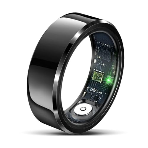 LICAEVEY Smart Ring für Frauen und Männer, Fitness -Tracker mit Schrittzähler, Kalorienverfolgung und 7 Sportmodi, IP68 Water Proof Activity Ring mit Familiengesundheitsdatenfreigabe (7#) von LICAEVEY