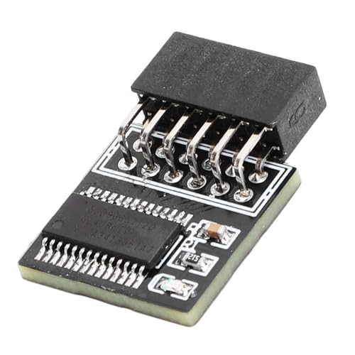 LICAEVEY TPM2.0-Modul, SLB9665 SPI-Schnittstelle 12-poliges Motherboard-TPM-Sicherheitsmodul für 10 11, Kompatibel mit GC TPM2.0 S von LICAEVEY