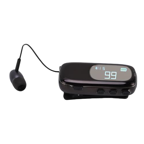 LICAEVEY Versenkbare Bluetooth -Kopfhörer mit Clip, Bluetooth -Ohrhörer mit LCD -Digitalanzeige, Komfortables Headset 20H Gesprächszeit Sporttrucker -Trucker -Fahrer Earbud von LICAEVEY
