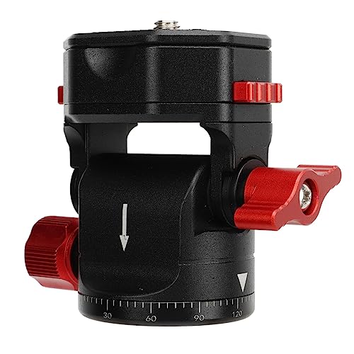 Professionelle 360 ​​° -rotierende Schnellfreisetzungskugel mit 1/4 "& 3/8" Fäden - Aluminium -Legierungsstativkopf für DSLR/spiegellose Kameras, Camcorder, Mikrofone, von LICAEVEY
