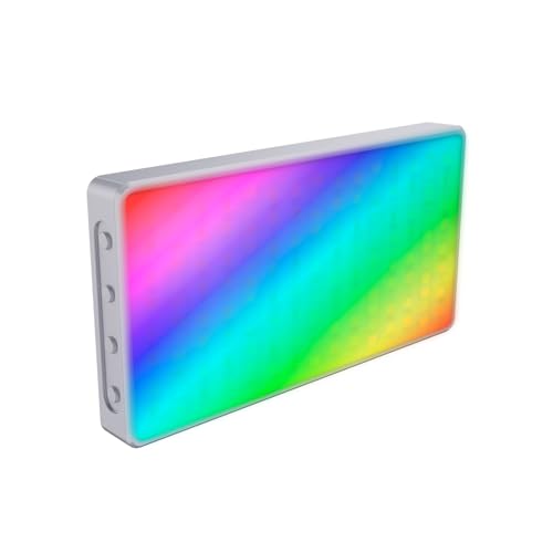 Professionelles RGB-Videolicht mit 4000-mAh-Akku, 2500K-9900K Dimmbare LED-Kamera-Licht 95+ CRI 24 Szenenmodi Tragbare Fotografie-Beleuchtung für DSLR Cold Shoe Mount Professionelles RGB-Videolicht mit 4000-mAh-Akku, 2500K-9900K Dimmbare LED-Kamera-Licht 95+ CRI 24 Szenenmodi Tragbare Fotografie-Beleuchtung für DSLR Cold Shoe Mount von LICAEVEY