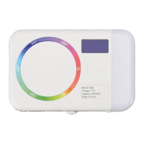 Tragbares RGB-Video-Licht 2500-9000K mit 26 Effekten, 4000-mAh-LED-Kamera-Leuchttafel, Zweiseitige 140 LEDs für Live-Streaming, Fotografie, Inhaltserstellung von LICAEVEY