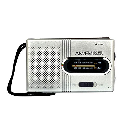 BC-R21 Mini Radio, Tragbare AM FM Teleskopantenne Pocket Radio Weltempfänger Lautsprecher, Musik-Player AM/FM-Radio mit Teleskopantenne Lautsprecher BC-R21 Mini Radio, Tragbare AM FM Teleskopantenne Pocket Radio Weltempfänger Lautsprecher, Musik-Player AM/FM-Radio mit Teleskopantenne Lautsprecher von LICHENGTAI