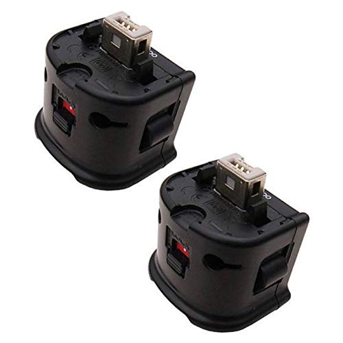 2 Stück Motion Plus Adapter für Externe Fernbedienung Motion Plus Sensor Controller, Fernbedienung Externer Zubehör Motion Plus Sensor Zubehör, Schwarz 2 Stück Motion Plus Adapter für Externe Fernbedienung Motion Plus Sensor Controller, Fernbedienung Externer Zubehör Motion Plus Sensor Zubehör, Schwarz von LICHENGTAI