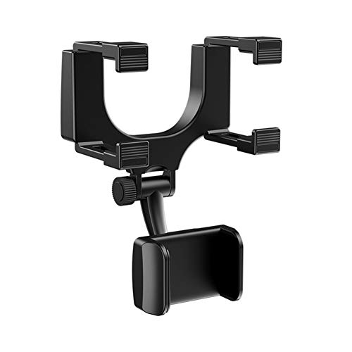 LICHENGTAI Auto Rückspiegel Telefonhalter, Universal Autotelefonhalter Auto Rückspiegel Telefonhalter 360 Grad Drehung Car Phone Holder, Rückspiegel Telefonhalter Ständer für GPS Smartphone von LICHENGTAI