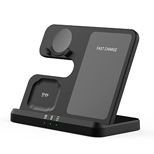 LICHIFIT 3-in-1 Wireless Charger Ladeständer Basis für Samsung Handy Watch Kopfhörer von LICHIFIT