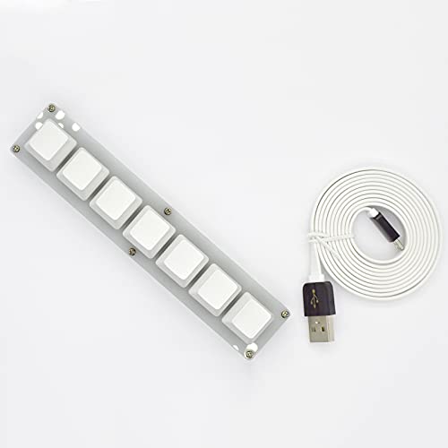 LICHIFIT 7-Tasten-Tastatur, USB-Schnittstelle, benutzerdefinierte Makro-Mini-Tastatur für Sayobot OSU LICHIFIT 7-Tasten-Tastatur, USB-Schnittstelle, benutzerdefinierte Makro-Mini-Tastatur für Sayobot OSU von LICHIFIT