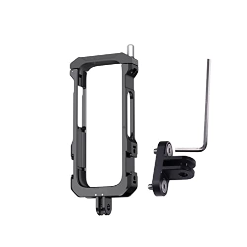 LICHIFIT Aluminiumlegierung Utility Rahmen Käfig für Insta360 X3 Cold Shoe Bezel Mount Schutzhülle Rahmen Panorama Action Kamera Zubehör LICHIFIT Aluminiumlegierung Utility Rahmen Käfig für Insta360 X3 Cold Shoe Bezel Mount Schutzhülle Rahmen Panorama Action Kamera Zubehör von LICHIFIT