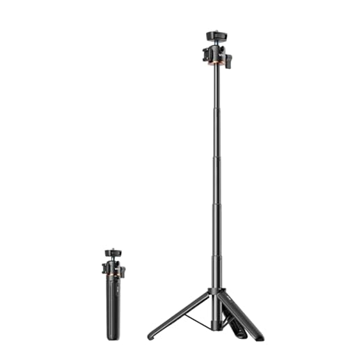 LICHIFIT Ausziehbares Stativ Selfie-Stick für DJI Osmo Pocket 3 Pocket Kamera Länge Einstellbare Verlängerungsstange mit drehbarem Gimbal für Insta360 ONE X3 /X2 Action Kamera Halterung Halterung von LICHIFIT