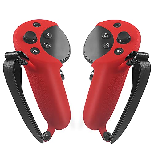 LICHIFIT Handle Grip Cover Silikon Schutzhülle für Meta Quest Pro VR Game Griff Ersatz Zubehör Sleeves mit verstellbarer Handschlaufe LICHIFIT Handle Grip Cover Silikon Schutzhülle für Meta Quest Pro VR Game Griff Ersatz Zubehör Sleeves mit verstellbarer Handschlaufe von LICHIFIT