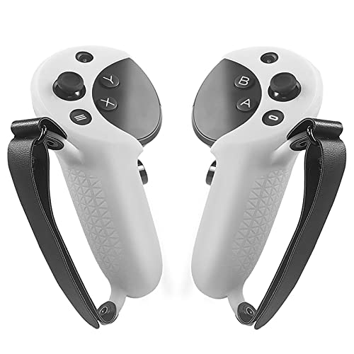 LICHIFIT Handle Grip Cover Silikon Schutzhülle für Meta Quest Pro VR Game Griff Ersatz Zubehör Sleeves mit verstellbarer Handschlaufe LICHIFIT Handle Grip Cover Silikon Schutzhülle für Meta Quest Pro VR Game Griff Ersatz Zubehör Sleeves mit verstellbarer Handschlaufe von LICHIFIT