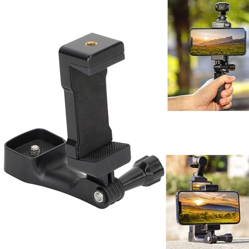 LICHIFIT Handyhalterung für DJI Osmo Pocket 3 Kamerahalterung vorne Handy Clip Klemme Smartphone Halterung Handheld Shooting Erweiterungsadapter LICHIFIT Handyhalterung für DJI Osmo Pocket 3 Kamerahalterung vorne Handy Clip Klemme Smartphone Halterung Handheld Shooting Erweiterungsadapter von LICHIFIT