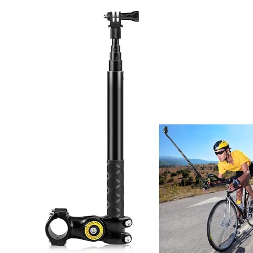 LICHIFIT Motorrad Fahrrad Lenker Klemmhalterung mit Verlängerungsstange für DJI Osmo Action 5 Pro für Insta360 X4 für GoPro Action Kamera Fahrrad Front Head Halterung Ständer Selfie Stick LICHIFIT Motorrad Fahrrad Lenker Klemmhalterung mit Verlängerungsstange für DJI Osmo Action 5 Pro für Insta360 X4 für GoPro Action Kamera Fahrrad Front Head Halterung Ständer Selfie Stick von LICHIFIT