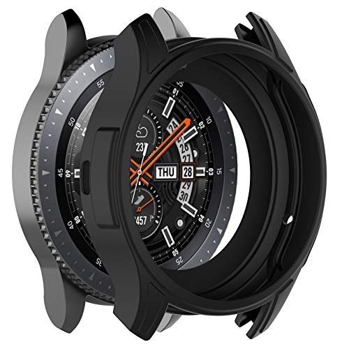 LICHIFIT Weiche Silikon-Schutzhülle für Samsung Galaxy Gear S3 Frontier & SM-R800 46 mm Smartwatch LICHIFIT Weiche Silikon-Schutzhülle für Samsung Galaxy Gear S3 Frontier & SM-R800 46 mm Smartwatch von LICHIFIT