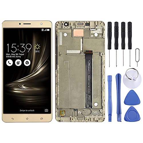 OEM LCD Screen for ASUS Zenfone 3 Deluxe ZS550KL Z01FD Digitizer Full Assembly with Frame（Gold von LICHONGGUI