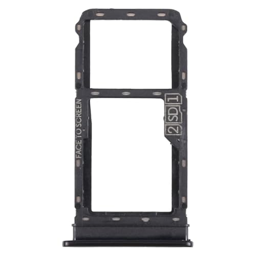 SIM Card Tray + Micro SD Card Tray for Motorola Moto G8 Plus XT2019 XT2019-2 (Black) von LICHONGGUI