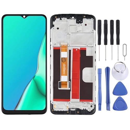 Smartphone LCD -Display TFT LCD -Bildschirm für für Oppo A5 (2020) CPH1931 CPH1959 CPH1933 CPH1935 CPH1943 Digitizer Vollbaugruppe mit Rahmen von LICHONGGUI