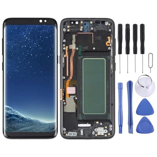 Smartphone Touch LCD -Display OLED LCD-Bildschirm für Samsung Galaxy S8 SM-G950 Digitizer Vollbaugruppe mit Rahmen von LICHONGGUI