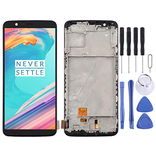 for OnePlus 5T A5010 TFT Material LCD Screen and Digitizer Full Assembly with Frame (Black) von LICHONGGUI