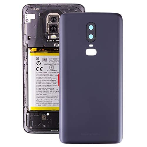 for OnePlus 6 Frosted Battery Back Cover with Camera Lens (Black) von LICHONGGUI