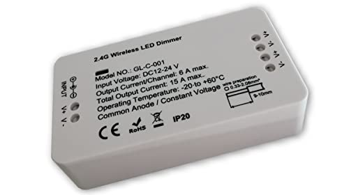 LICHT DISCOUNT 2.4G Wireless LED Dimmer geeignet für LED Strips 12V oder 24V im Innenbereich LICHT DISCOUNT 2.4G Wireless LED Dimmer geeignet für LED Strips 12V oder 24V im Innenbereich von LICHT DISCOUNT