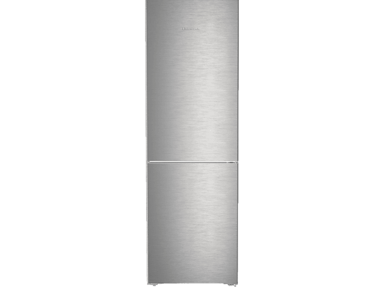 LIEBHERR KGNet 1860C Pure Kühlgefrierkombination (C, 330 l, 1855 mm hoch, Edelstahltüren, Gehäuse silber) von LIEBHERR