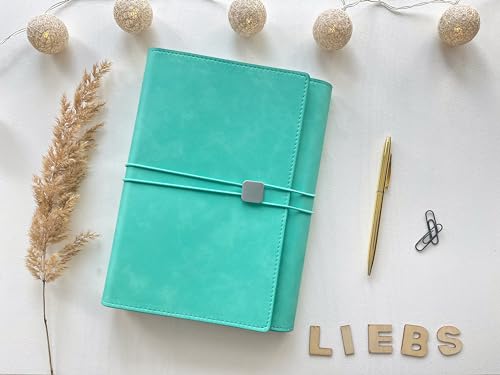 Individueller Lehrerkalender 2024/2025 | Modularer Unterrichtsplaner zum Selbstgestalten | undatiert | Kalender | Planer | Lehrer | Lehrerin | Schule (Türkis) von LIEBS.designs