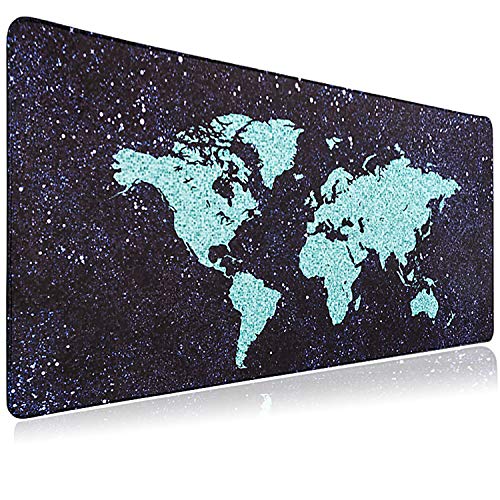 LIEVD XXL Gaming Mauspad | 900 x 400 mm | Schreibtischunterlage groß | XXL Mousepad rutschfest für verbesserte Geschwindigkeit | Tischunterlage wasserabweisend | PC Matte – Worlmap Print LIEVD XXL Gaming Mauspad | 900 x 400 mm | Schreibtischunterlage groß | XXL Mousepad rutschfest für verbesserte Geschwindigkeit | Tischunterlage wasserabweisend | PC Matte – Worlmap Print von LIEVD