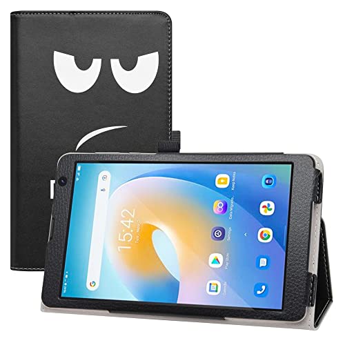 LIFANG Kompatibel mit Blackview Tab 6 Hülle,Schutzhülle mit Hochwertiges PU Leder Tasche Case für 8" Blackview Tab 6 Tablet,Don't Touch von LIFANG