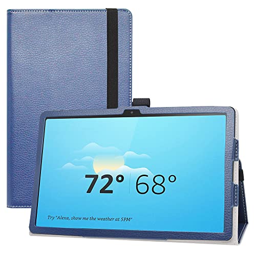 LIFANG Kompatibel mit Lenovo Tab M10 Plus 3rd Gen Hülle,Schutzhülle mit Hochwertiges PU Leder Tasche Case für 10.61" Lenovo Tab M10 Plus 3rd Gen Tablet (TB125FU),Blau von LIFANG