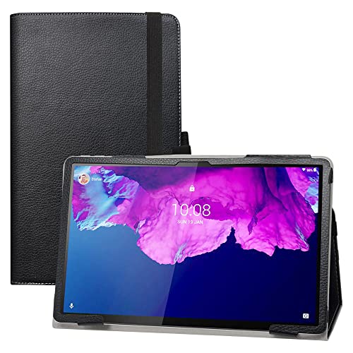 LIFANG Lenovo Tab P11 Pro Hülle,Schutzhülle mit Hochwertiges PU Leder Tasche Case für 11.5" Lenovo Tab P11 Pro (TB-J706F /TB-J706L) Tablet,Schwarz von LIFANG