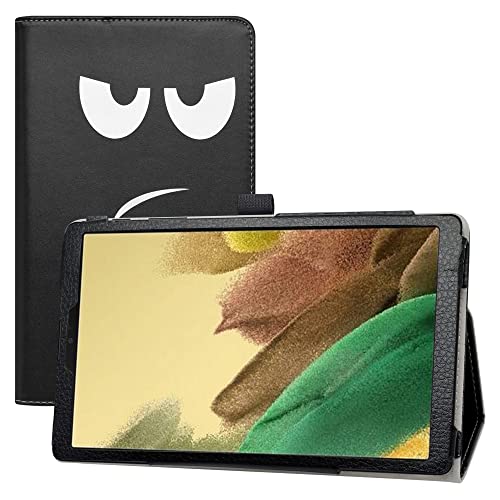LIFANG Samsung Galaxy Tab A7 Lite Hülle,Schutzhülle mit Hochwertiges PU Leder Tasche Case für 8.7" Samsung Galaxy Tab A7 Lite (SM-T220 T225) Tablet,Don't Touch von LIFANG