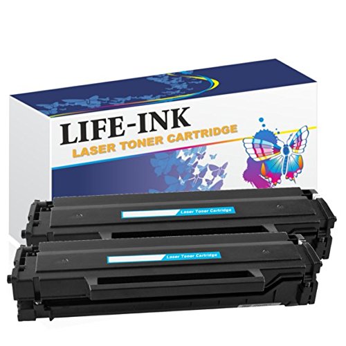 LIFE INK Toner 2er Set für Samsung MLT-D111S 111S I XXL I Xpress M2020 M2020W M2021 M2022 M2022W M2026 M2026W M2070 M2070F M2070W M2070FW M2071 M2071FH M2071FW M2071HW M2078 M2078F SL-M2022 von LIFE INK