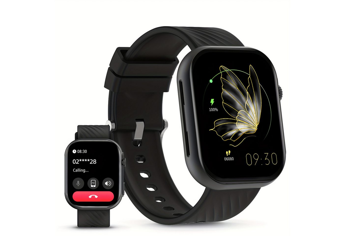 LIFEBEE für Männer und Frauen Outdoor Smartwatch (2.54 cm, Andriod iOS), Nachrichtenbenachrichtigung/Schlafmonitor/100 Sportmodi/Schrittzähler von LIFEBEE