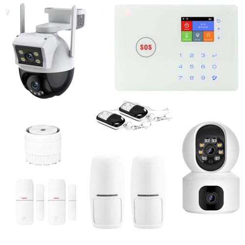 LIFEBOX Kit11 Alarmanlage Smart Home Wireless WiFi und GSM Amazone und 2 Kameras Dual Objektiv von LIFEBOX