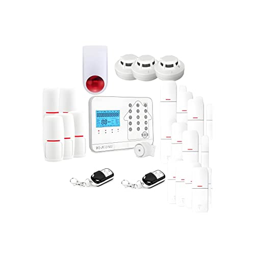 Lifebox KIT8 Alarmanlage, kabellos, WLAN, Internet und GSM Futura, Weiß von LIFEBOX