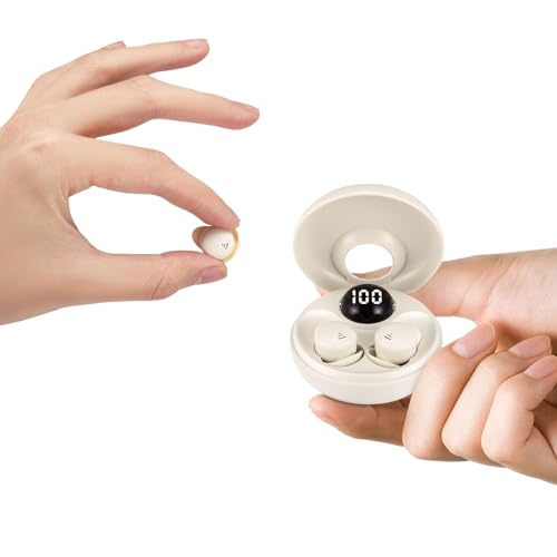 Schlafkopfhörer Bluetooth, Kopfhörer Schlafen mit Flüssiges Silikon, Mini Schlaf in Ear Kopfhörer, Schlafkopfhörer Bluetooth Noise Cancelling Geeignet für Seitenschläfer und Menschen mit Schlafstörung Schlafkopfhörer Bluetooth, Kopfhörer Schlafen mit Flüssiges Silikon, Mini Schlaf in Ear Kopfhörer, Schlafkopfhörer Bluetooth Noise Cancelling Geeignet für Seitenschläfer und Menschen mit Schlafstörung von LIFEJXWEN