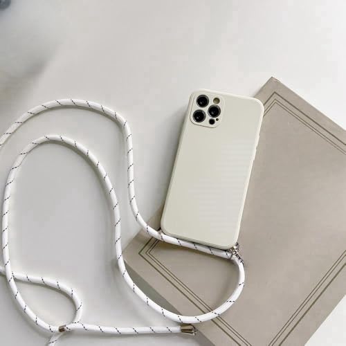 Crossbody-Halskettengurt, Lanyard-Kabel, flüssige Silikon-Telefonhülle für Xiaomi 8 9 10 10S 10T 11 Lite Ultra 11i 11X Pro 6X Cover, altes Weiß, für Xiaomi Mi 9 Lite Crossbody-Halskettengurt, Lanyard-Kabel, flüssige Silikon-Telefonhülle für Xiaomi 8 9 10 10S 10T 11 Lite Ultra 11i 11X Pro 6X Cover, altes Weiß, für Xiaomi Mi 9 Lite von LIFEKA