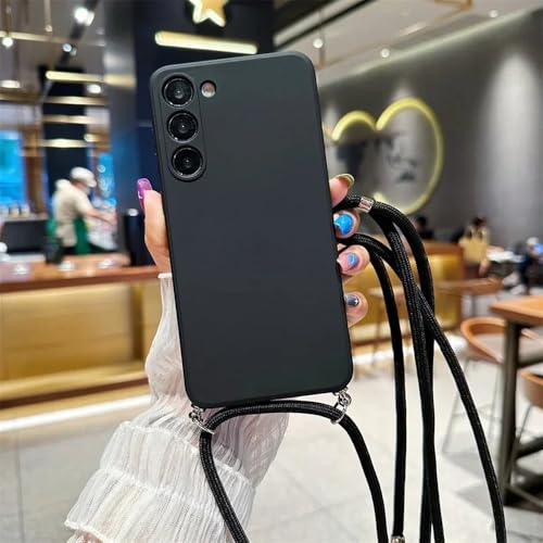 Crossbody-Lanyard-Hülle für Samsung Galaxy A55 A35 A25 A15 A05 A05S A54 A14 A34 A24 A04E A04 A13 A33 A53 A23 A03 A03S Softcover, Schwarz, Für Samsung A13 4G Crossbody-Lanyard-Hülle für Samsung Galaxy A55 A35 A25 A15 A05 A05S A54 A14 A34 A24 A04E A04 A13 A33 A53 A23 A03 A03S Softcover, Schwarz, Für Samsung A13 4G von LIFEKA