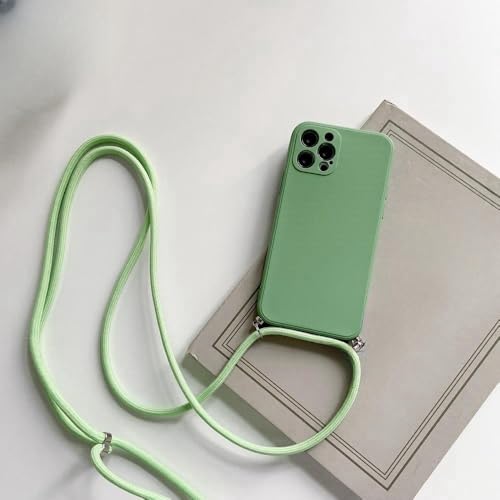 LIFEKA Crossbody-Halskettengurt, Lanyard-Kabel, flüssige Silikon-Telefonhülle für Xiaomi 8 9 10 10S 10T 11 Lite Ultra 11i 11X Pro 6X Cover, Hellgrün, für Xiaomi Mi 11 Ultra LIFEKA Crossbody-Halskettengurt, Lanyard-Kabel, flüssige Silikon-Telefonhülle für Xiaomi 8 9 10 10S 10T 11 Lite Ultra 11i 11X Pro 6X Cover, Hellgrün, für Xiaomi Mi 11 Ultra von LIFEKA