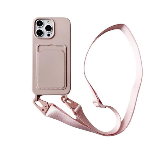 LIFEKA Crossbody-Lanyard-Halskette, Seil, Brieftasche, Silikonhülle für iPhone 16 15 Plus 14 13 12 11 Pro Max, Kartensteckplatz, Schlichte Rückseite, Pink, für iPhone 14ProMax LIFEKA Crossbody-Lanyard-Halskette, Seil, Brieftasche, Silikonhülle für iPhone 16 15 Plus 14 13 12 11 Pro Max, Kartensteckplatz, Schlichte Rückseite, Pink, für iPhone 14ProMax von LIFEKA